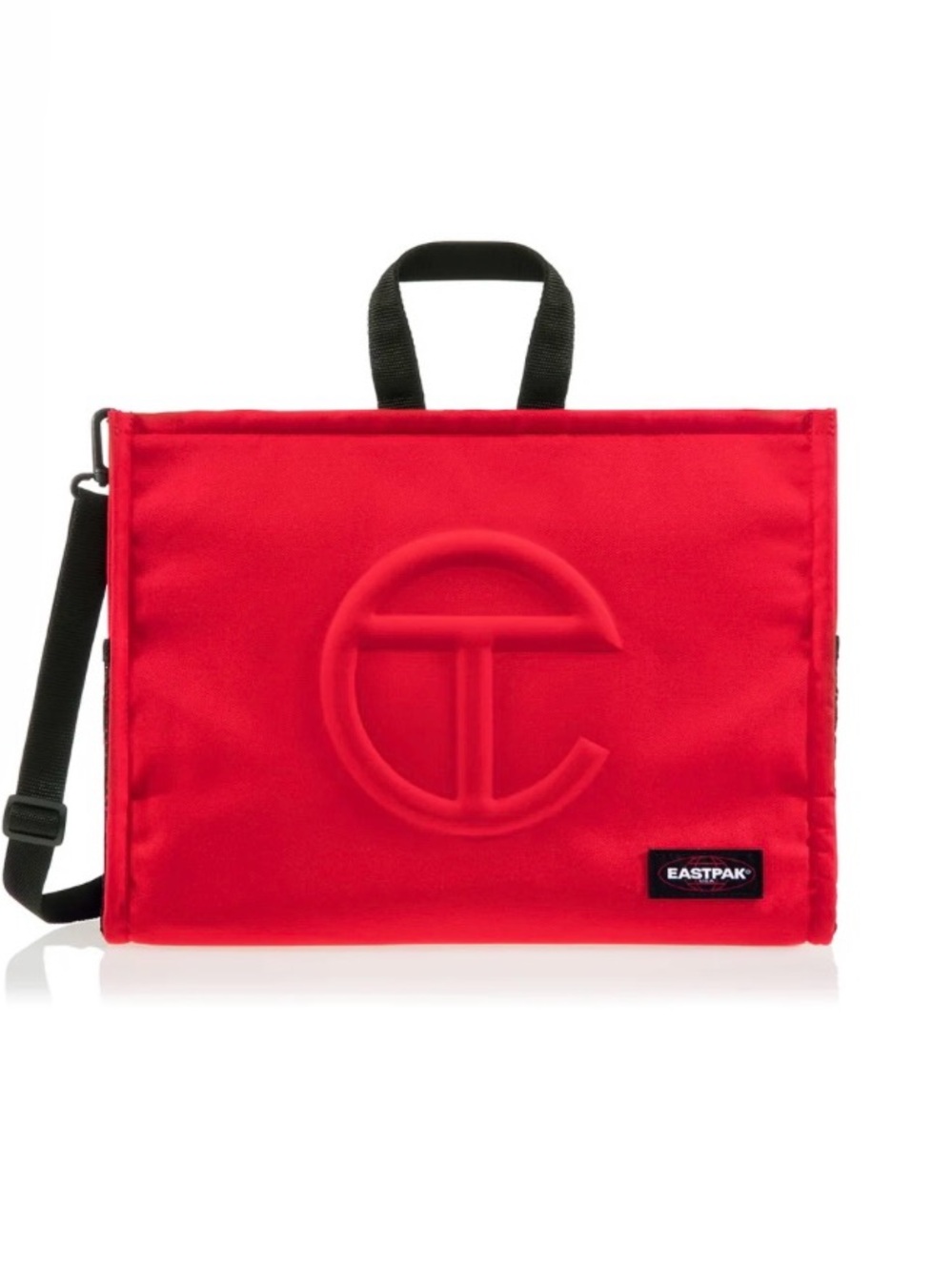 Eastpak Red Messenger Briefcase with Black Strap